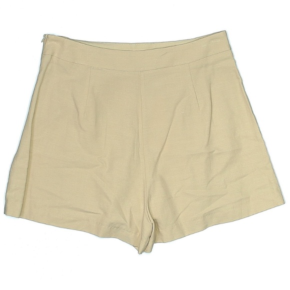 Zara Khaki Shorts - Picture 2 of 3